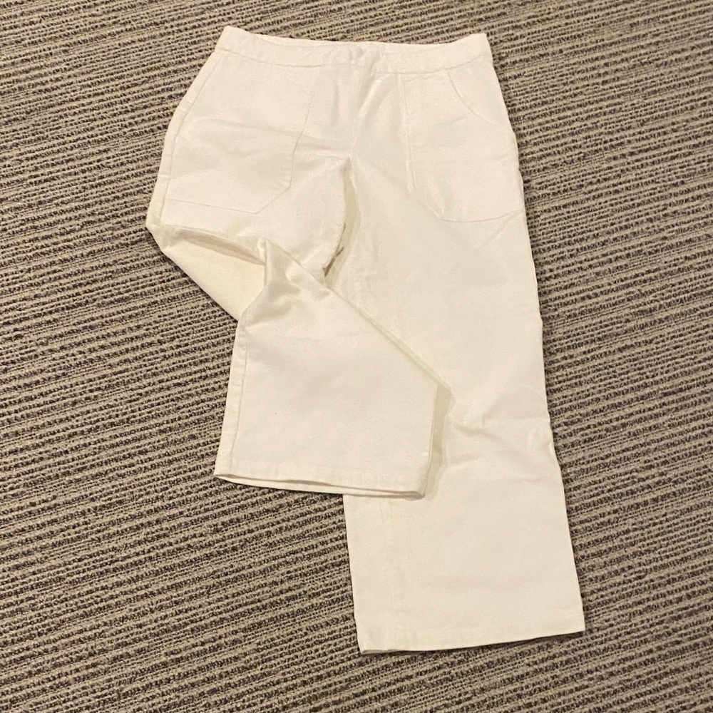 Lilla P Ivory Thin Cord Trousers